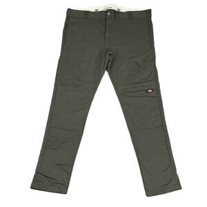 Dickies Pants Men 42x32 Olive Skinny Straight